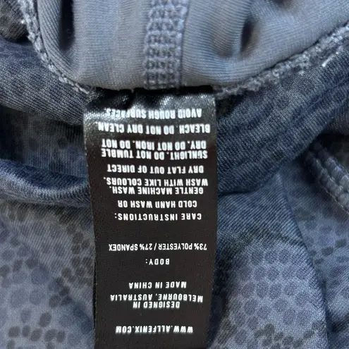 Anthropologie  AllFenix Python Print 7/8 Legging Blue Charcoal | Size Medium