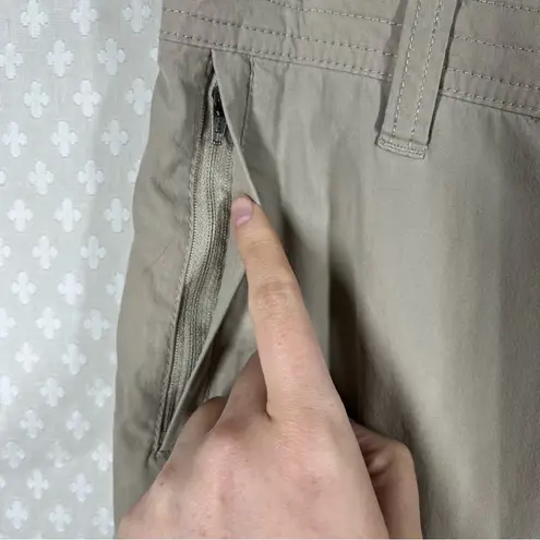 Kuhl Khaki Spire Roll Up Hiking Zip Pockets Pants