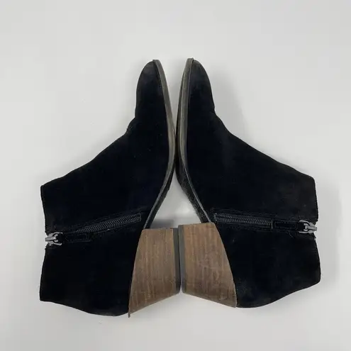 Caslon  Black Suede Leather Ankle Boots (Size 8)