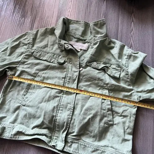 Treasure & Bond Jacket Womens Small Cotton Green
