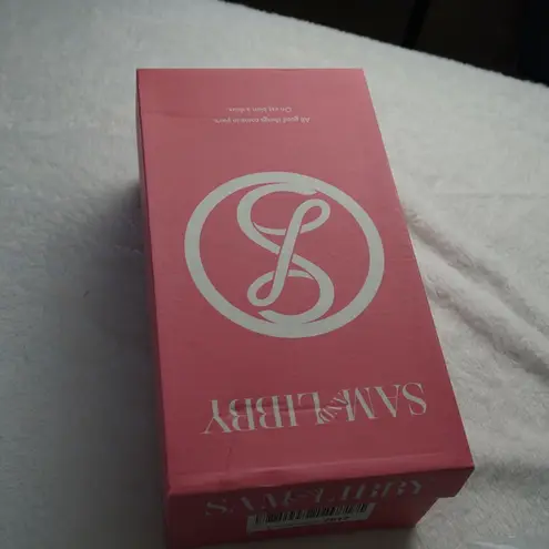 Sam & Libby NIB Pearl Natural Gold Chain Flat Sandals Size 10