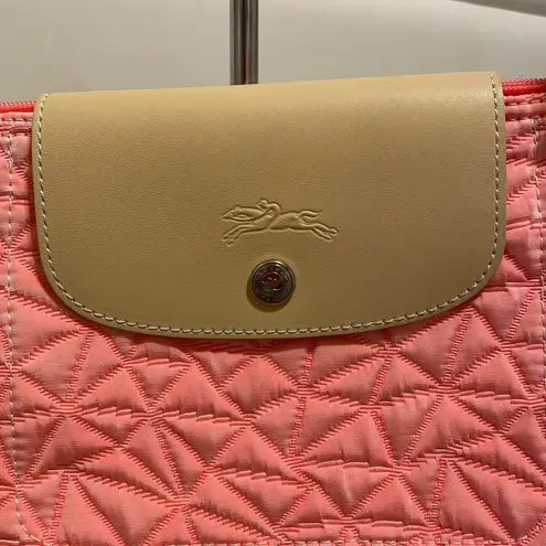 Longchamp  Pink Quilted Tote Bag