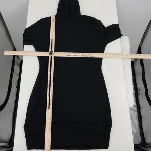 Suvótimo Black Turtleneck Long Sleeve Mini Dress Size S