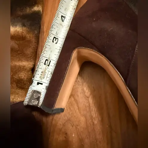 St. John Brown and Tan Heeled Boots