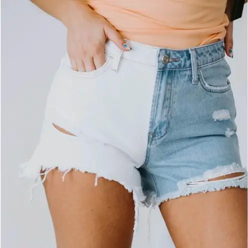 Vervet High Rise Jean Shorts Size Medium Blue