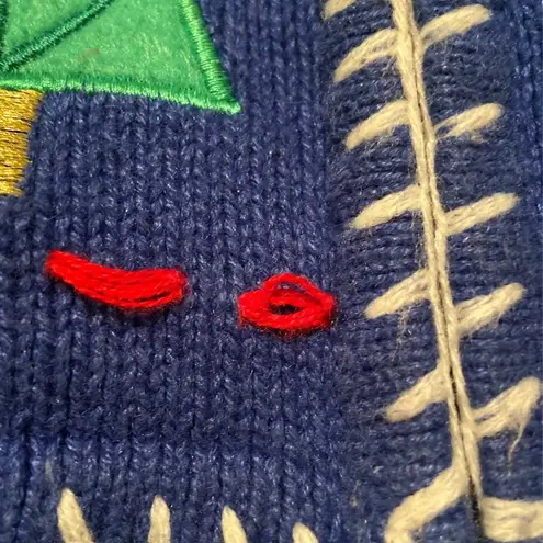 Snowman Ugly Christmas Sweater Blue