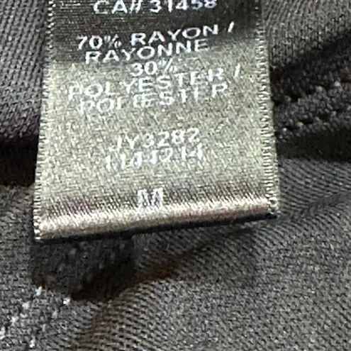 BCBG Black Lace Ruffle Bottom Pull On Slip Pencil Skirt 90's Vintage Medium