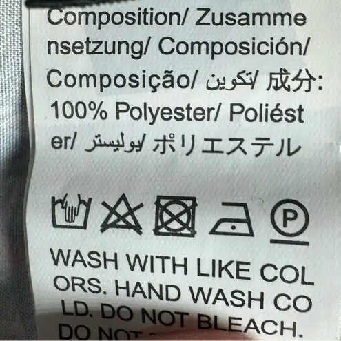 SheIn Orange and white paisley boho print bandeau cami top size large