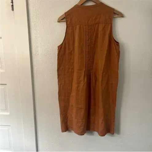 Quince 100% European Linen Sleeveless Swing Dress size Medium