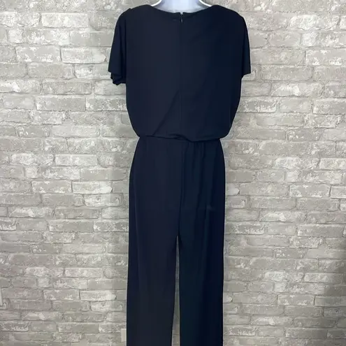Ralph Lauren  Navy Lace Up Jumpsuit