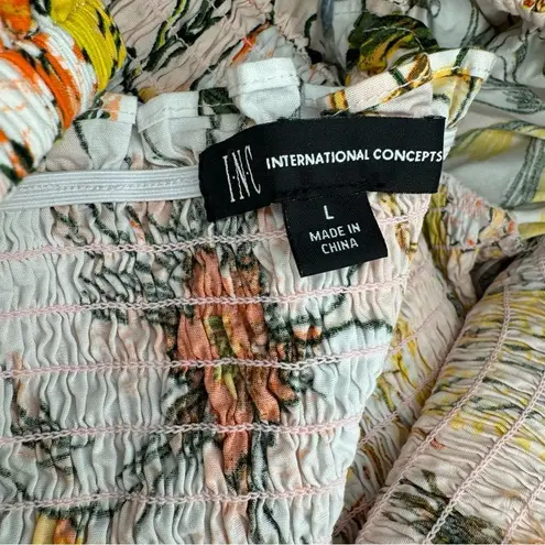 INC International Concepts Smocked Puff