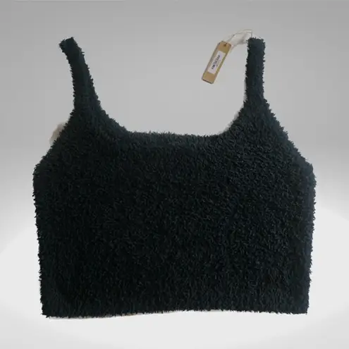 SKIMS NTW Cozy Knit Lounge Set in Onyx black