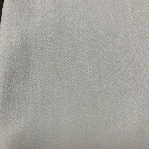 CAbi  White Slim Boyfriend Jeans with Raw Hem