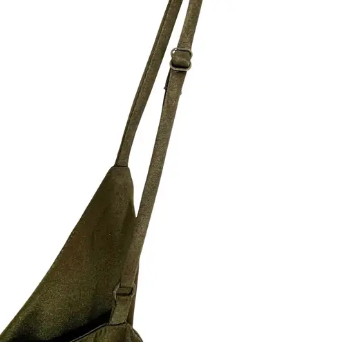 ANINE BING NWT Silk Gemma Slip Dress Olive Green Size XS