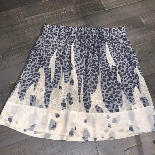 CAbi  Bella Skin Pull On Skirt Animal Print Size Medium