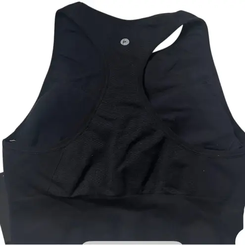 90 Degree By Reflex Athletic Sporty Black Padded Activewear Sports Bra Sz Top L Size L