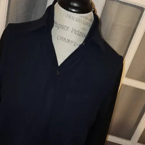 Derek Lam  10 Crosby Womens Black Navy Wool Blend Dress 6‎