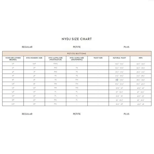 NYDJ Ami Skinny Jeans Black Stretch Women's Size 00P Petite