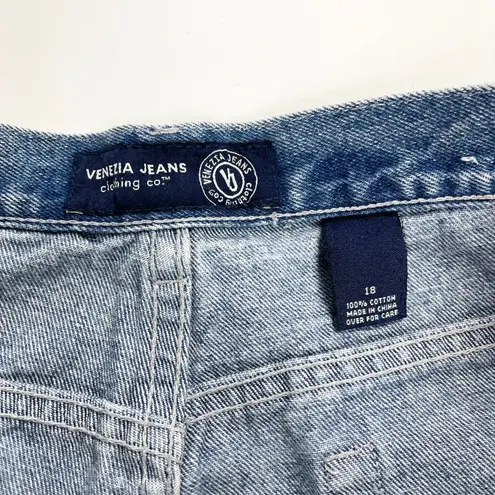 Venezia Womens Jeans Size 18 High Rise Boot Embroidered Western Indie Bohemian Blue