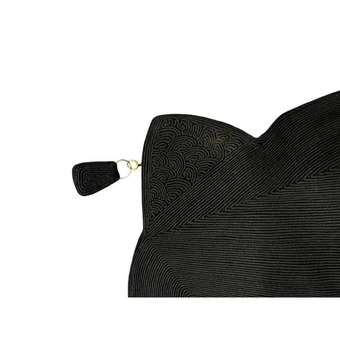 Vintage Corde Clutch Purse Black Art Deco Used Includes Coin Purse (Needs Repair