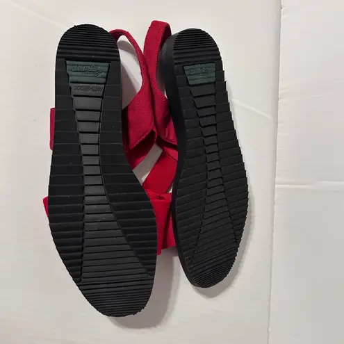 Easy Spirit red strap sandals women size 8 B