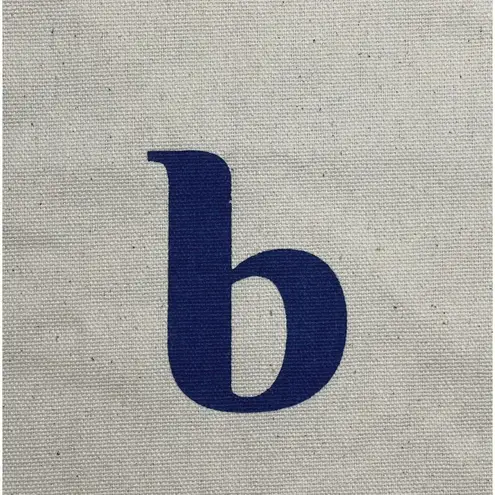 Brooklinen Canvas Logo Tote NWOT Blue