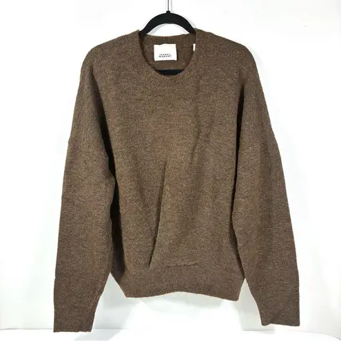 Isabel Marant Kingston Crewneck Sweater Bronze Alpaca Wool Blend US 10 FR 42 NWT