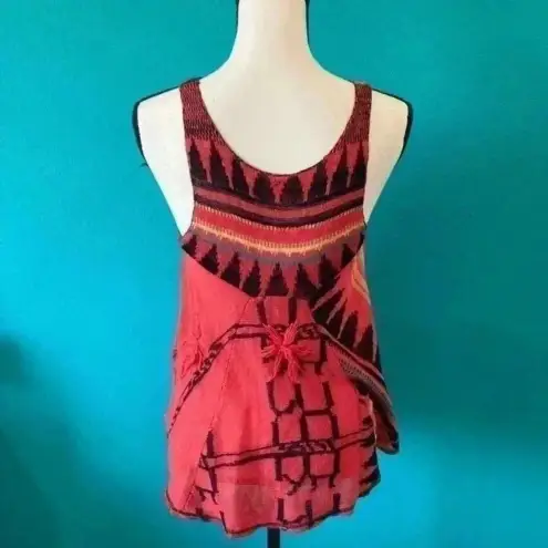 Free People  Madagascar Yarn Knit Printed Tank in size xs
