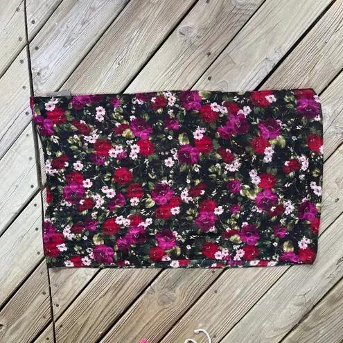 J. Jill Women's Colorful Floral Infinity Scarf One Size. NEW