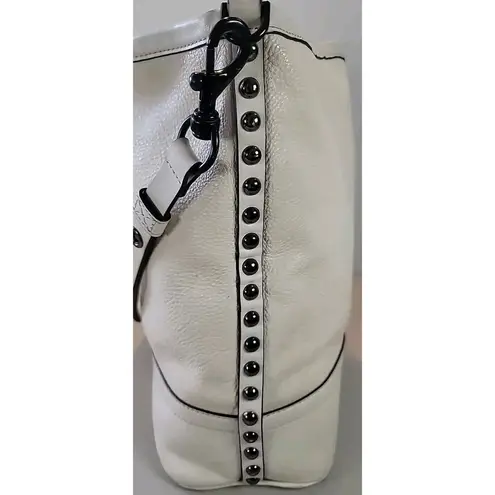 Rebecca Minkoff  Leather Large Hobo/Tote/Shoulder Bag Off-White