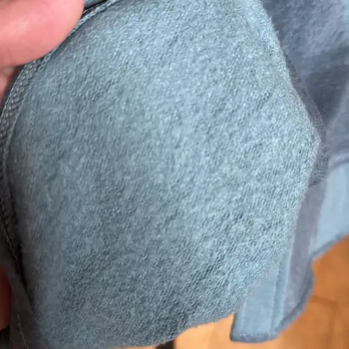 32 Degrees Heat 32 Degrees Ladies' Cozy Knit Button-Up Shirt Goblin Blue Size Small