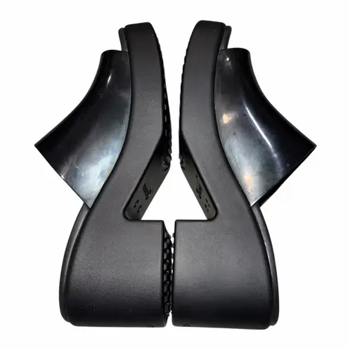 Crocs NEW  Black Brooklyn Chunky Platform Slide Sandal Shoes size 9 - Image 6