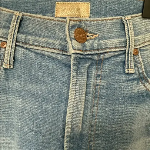 MOTHER The Insider Crop Step Fray Jeans – Thrilling Shots / Size 29 Blue