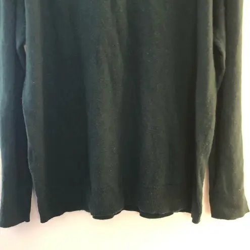 INC  Sweater Hunter Forest Green w/ Metal Grommets & Cold Shoulders Sz XXL BNWT