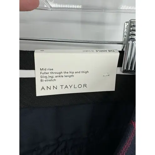 Ann Taylor  The Ankle In Curvy Mid‎ Rise Size 12 Petite Houndstooth thumbnail 7