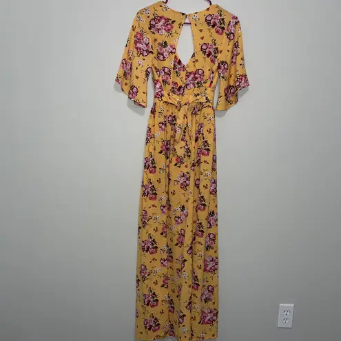 J for Justify -Floral Romper Dress