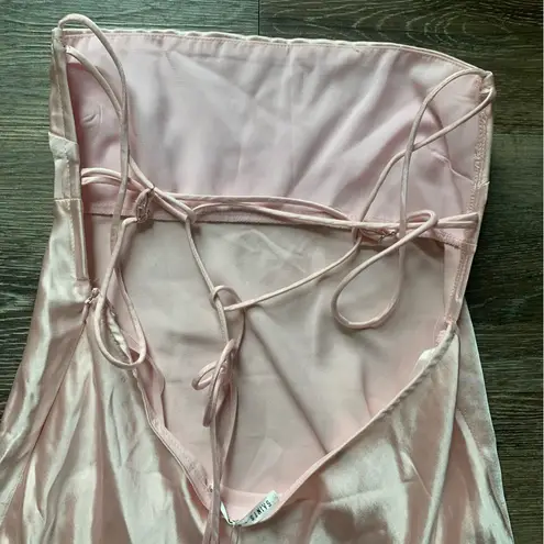 Saints + Secrets NWT Elegant Pink Silky Slip Dress M