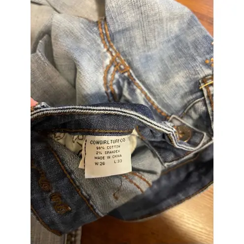 Women's Cowgirl Tuff Co. Jeans, Blue, Size 26 Blue