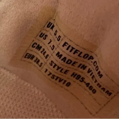 FitFlop Women's Uberknit Slip-On Flat Sneaker Metallic pink US 7.5 Eur 38.5 New