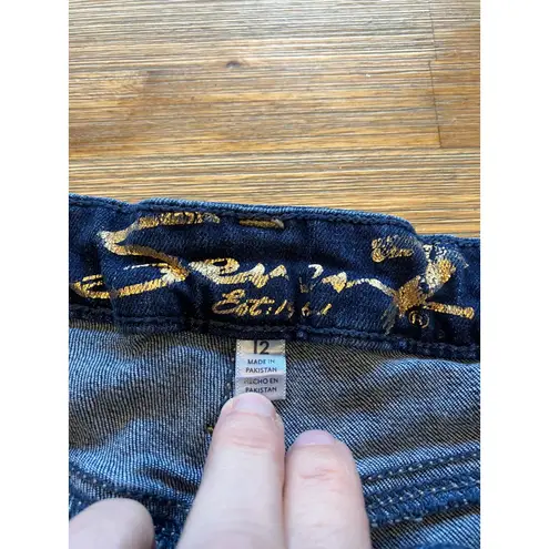 Seven7 Seven Weekend Short denim cut off medium wash size 12