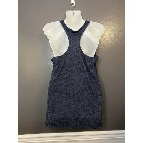 Block Island Shirt Womens Large Navy Blue Racerback Tank Top League Collegiate