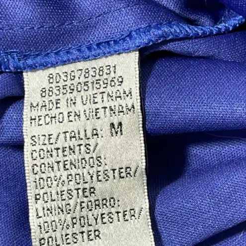 Harvé Benard Harve Bernard Blue Ruffle Scoop Neck Tank Size Medium NWT