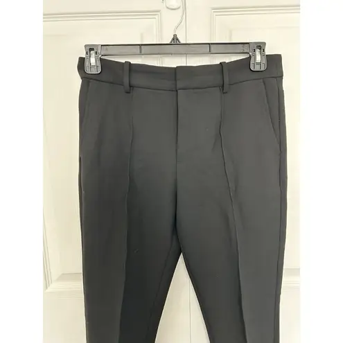 Madewell  $148 Mid-Rise Slim Ankle Dress Pant Black Size 2 NT142