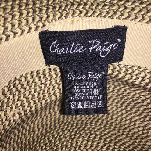 Charlie Paige Wide Brim Hat w/ Bow Gently Used
