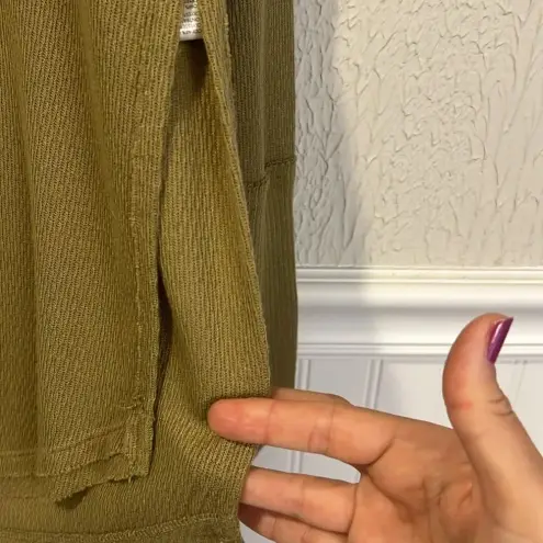 Free People We the Free Snowy Thermal top in Sunstone size XS