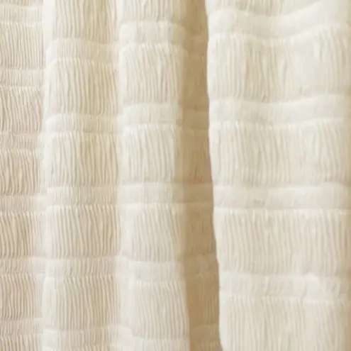 Roolee NWT  Chiffon Ruffled Long Sleeve Babydoll Dress Vanilla Cream Size Medium