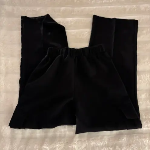 Women’s Black Cargo Lightweight Straight Pants Size XS