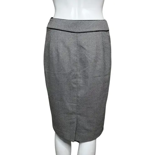 The Limited  Skirt Women 2 Black White Check Pencil Straight Career Work Neutral