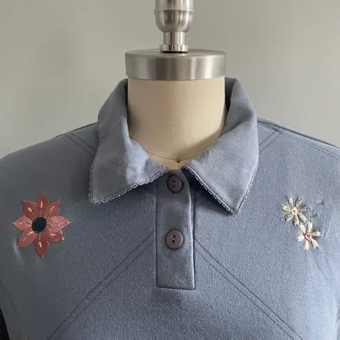Jennifer Scott Vintage Floral Polo- Size Medium
