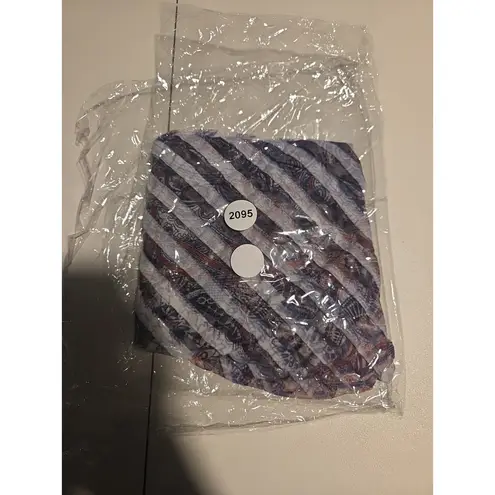 One World Top Medium Bohemian Paisley Sheer Poncho Blouse Festival